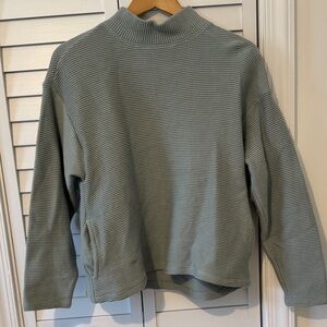 Madewell Ribbed Turtleneck Sweater - Light Green